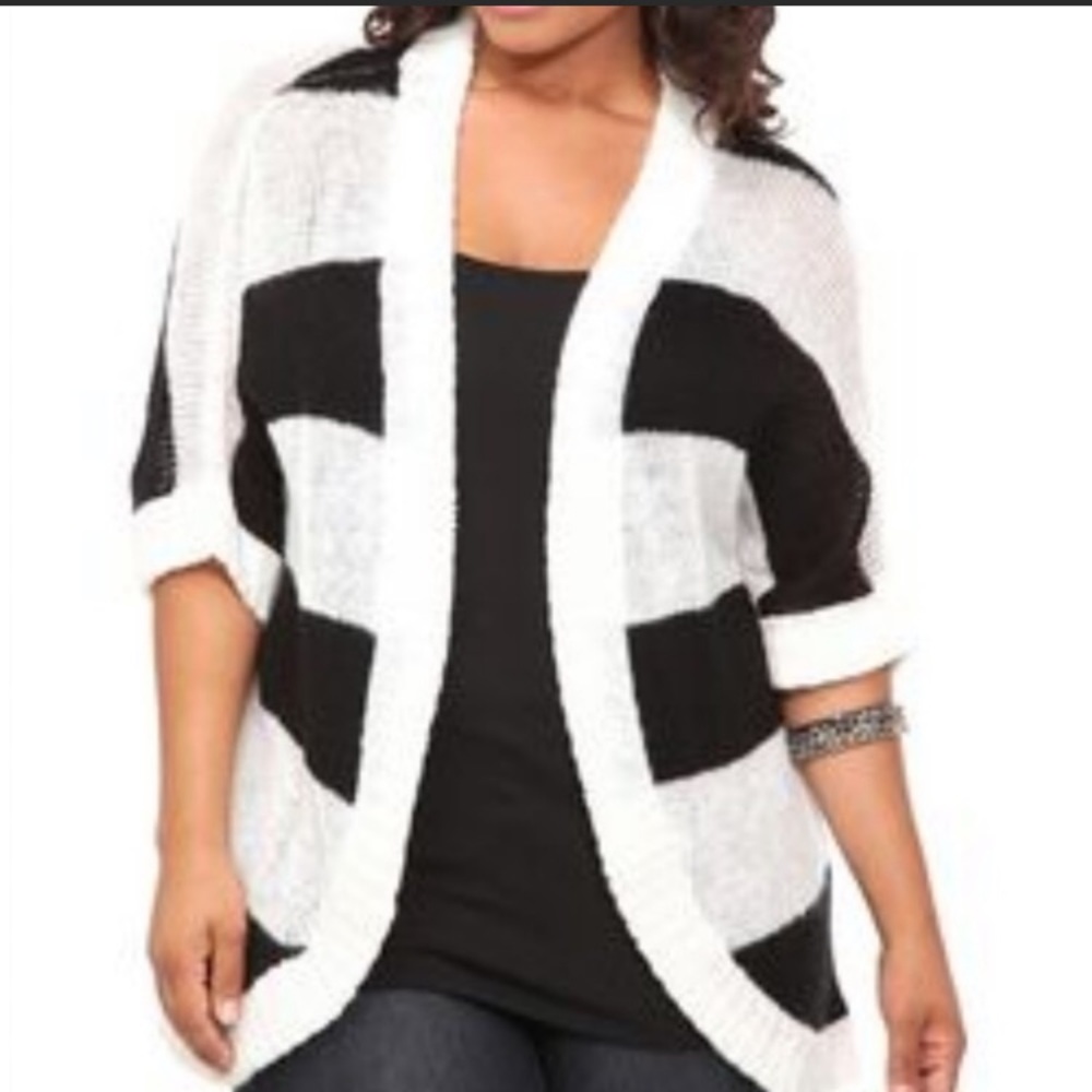 Torrid Open Knit Cardigan Sweater